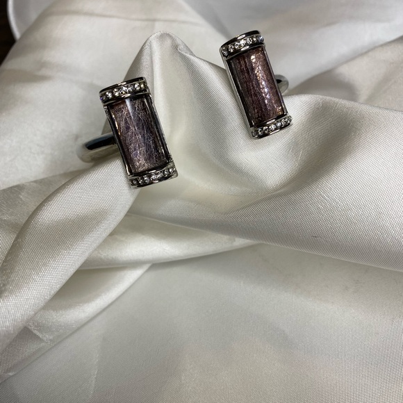 Amethyst Open Bracelet - Picture 13 of 14